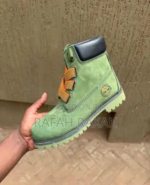 Green Timberland 6 Inch Premium Boots