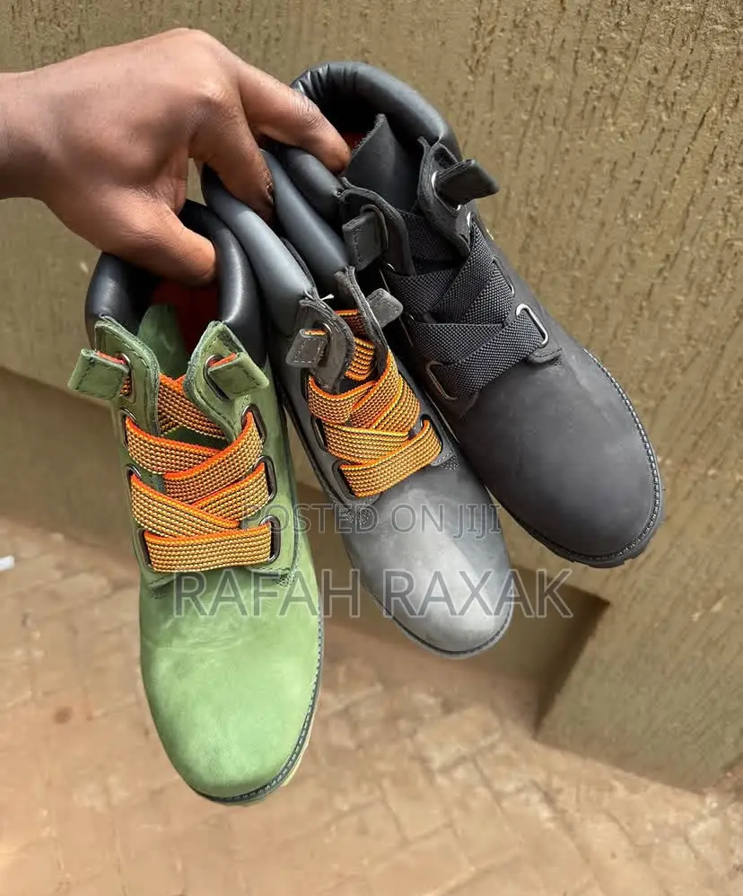 Green Timberland 6 Inch Premium Boots