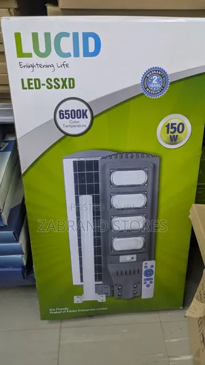 Lucid 150w Solar Security Light/ Street Floodlight