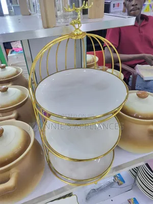 Ceramic Elegant 3layer Fruit Stand