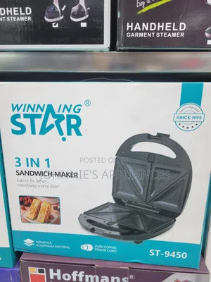 Winning Star Grill Sandwich Maker Machine St-9468