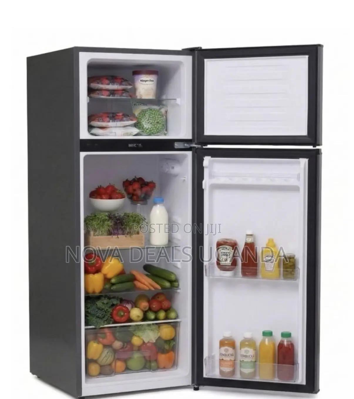 SPJ 189litres Double Door Refridgerator Top Freezer Fridge (Rf-Gry189c