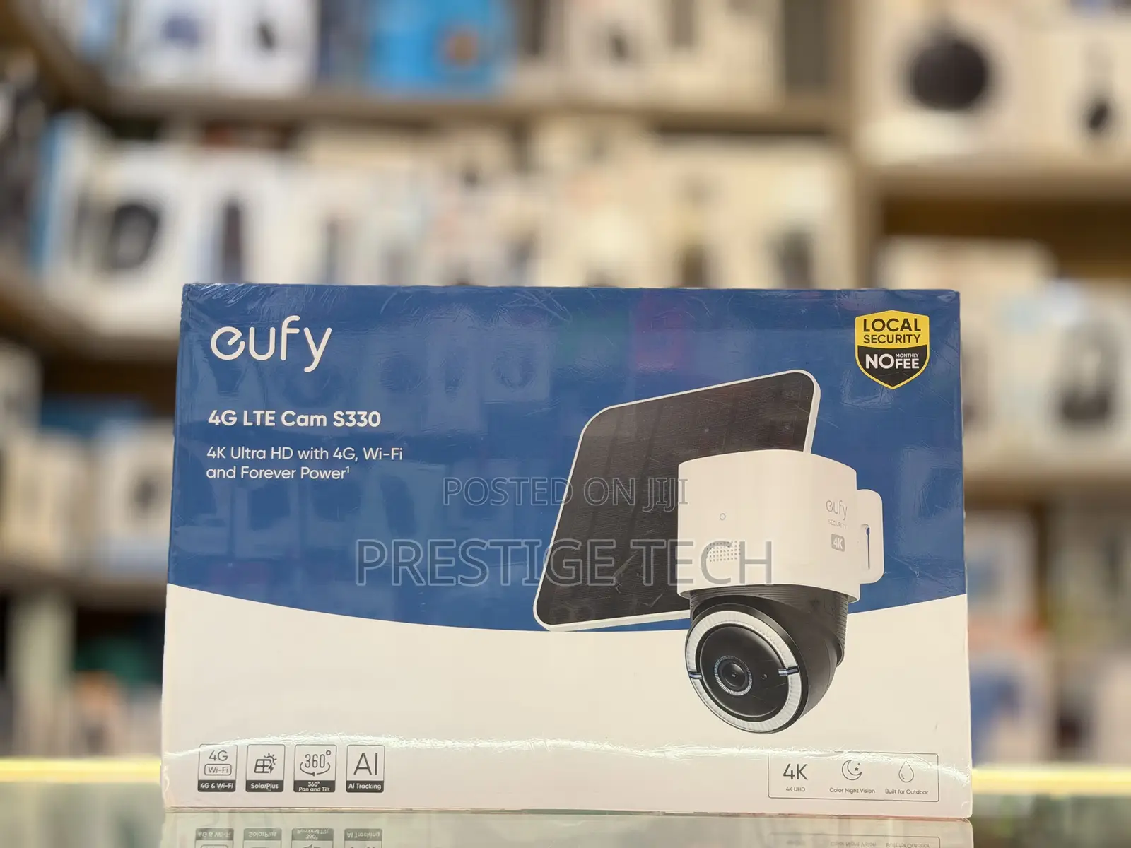 Eufy Security 4g Lte Cam S330, Cellular Solar Camera With Sim Card