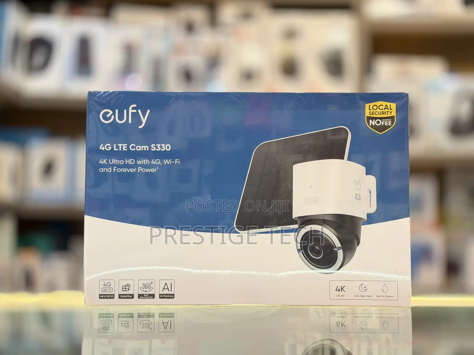 Eufy Security 4g Lte Cam S330, Cellular Solar Camera With Sim Card