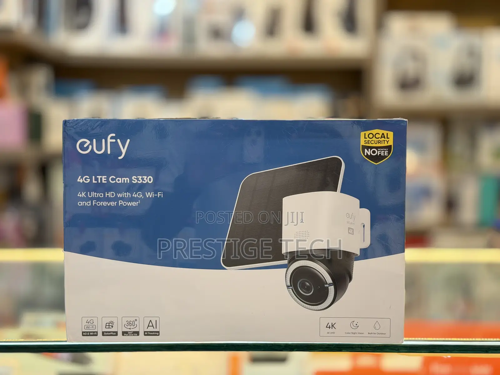Eufy Security 4g Lte Cam S330, Cellular Solar Camera With Sim Card
