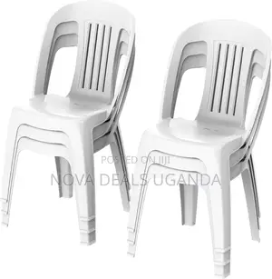 Set of 10 Contessa Church Plastic Chairs With No Armrest Midback Rest