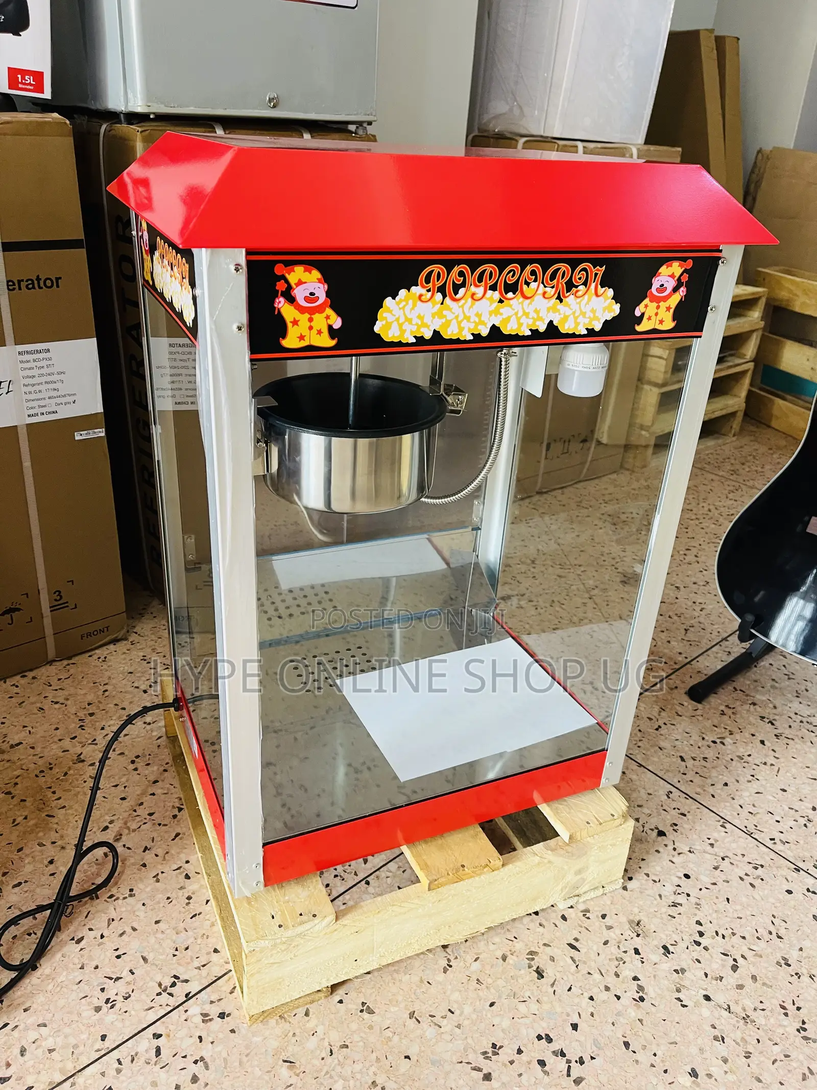Made in Durable Stainless Steel Popcorn Machine