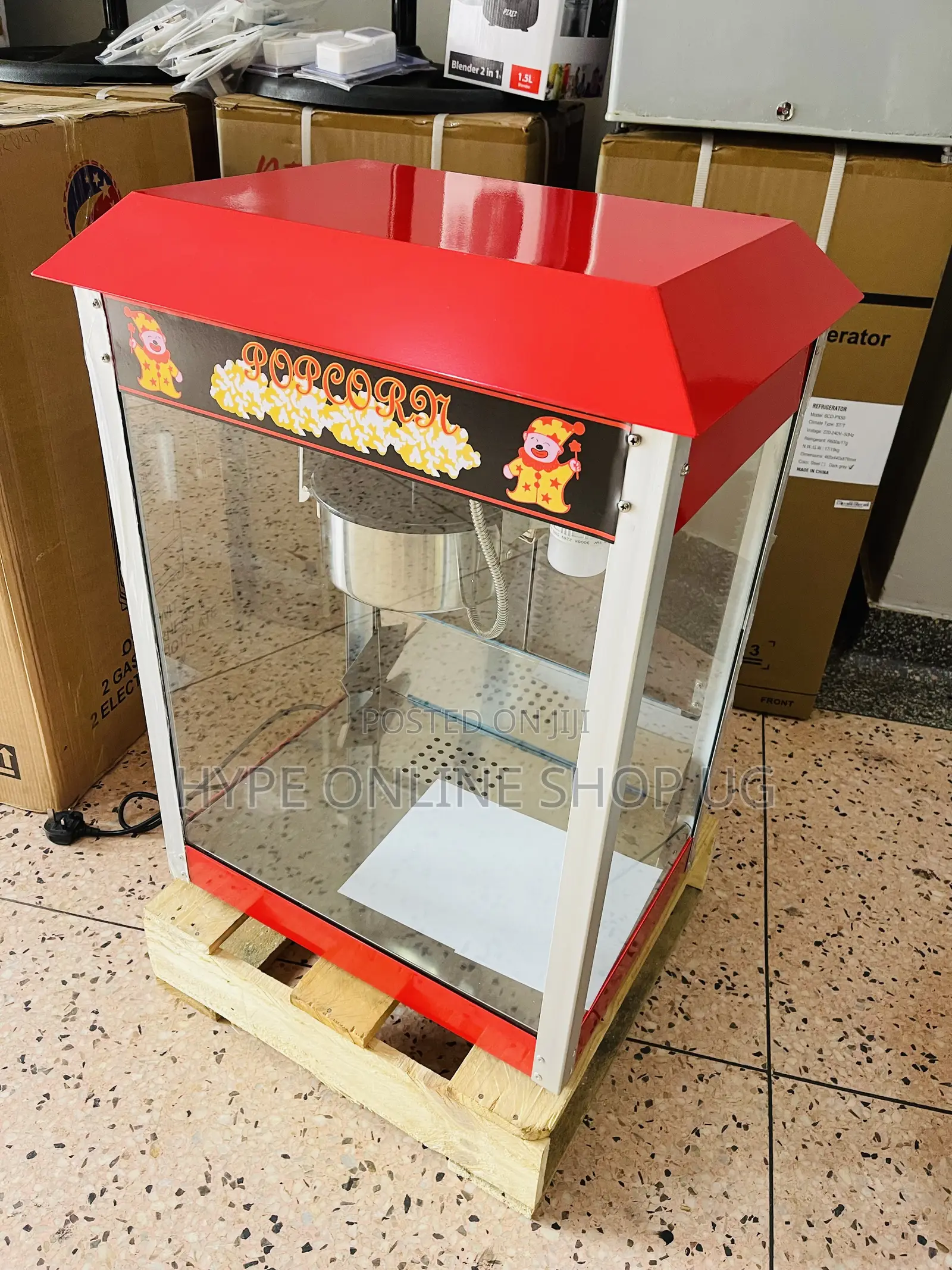 Made in Durable Stainless Steel Popcorn Machine