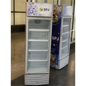 SPJ 400l Glass Chiller Showcase Freezer- White