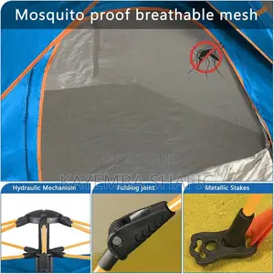4-Person Automatic Hydraulic Pop-Up Camping Tent