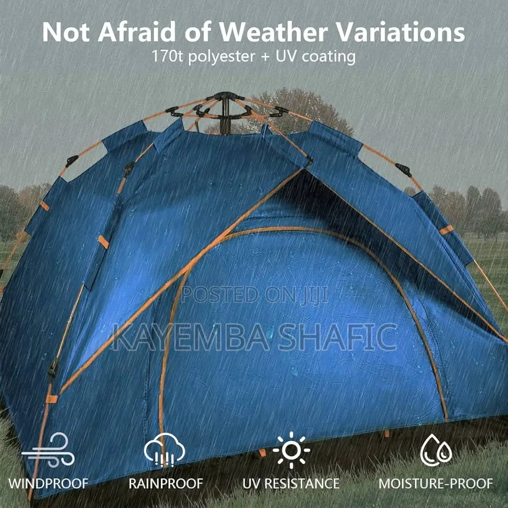 4-Person Automatic Hydraulic Pop-Up Camping Tent