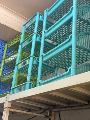 Plastic Storage Trolley Multi-Purpose Organizer Rack for Veggies, Cups