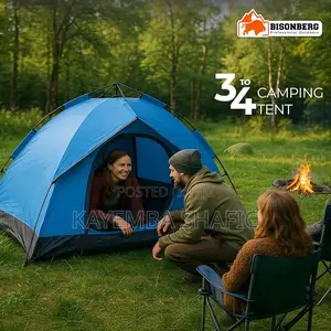 4 People Hydraulic Automatic Pop-Up Camping Tent