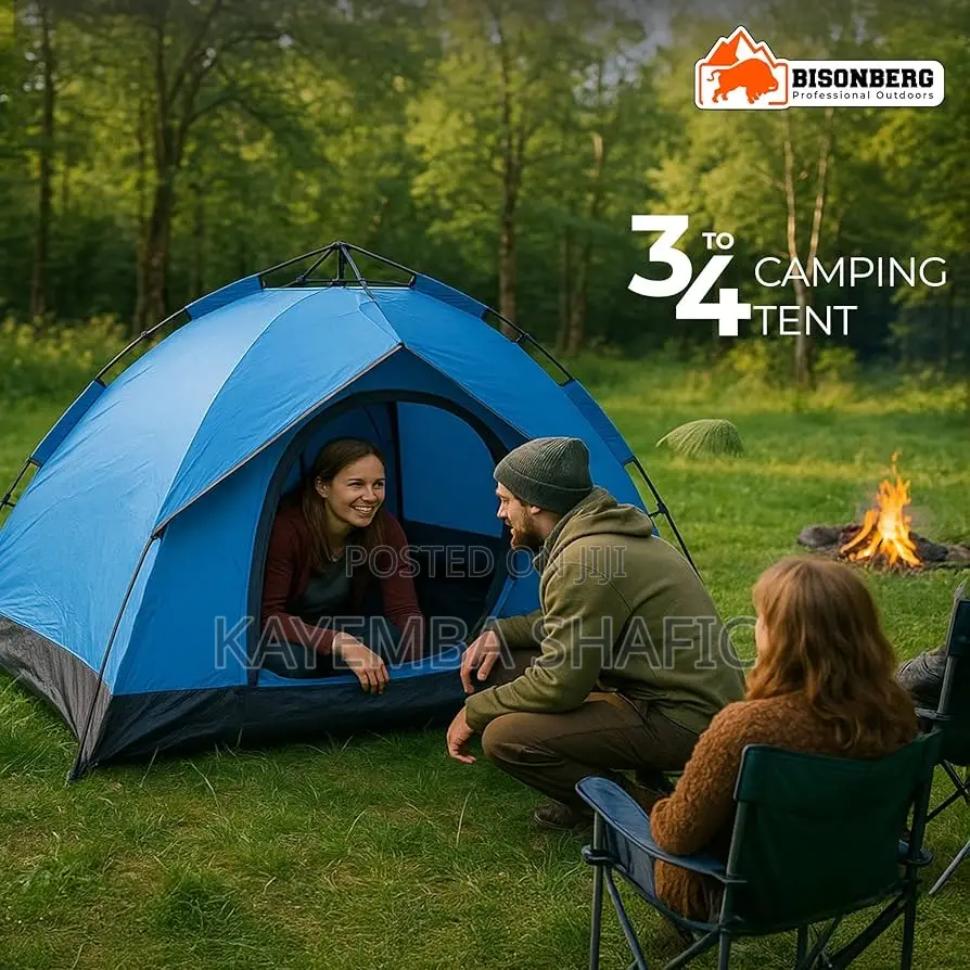 4 People Hydraulic Automatic Pop-Up Camping Tent