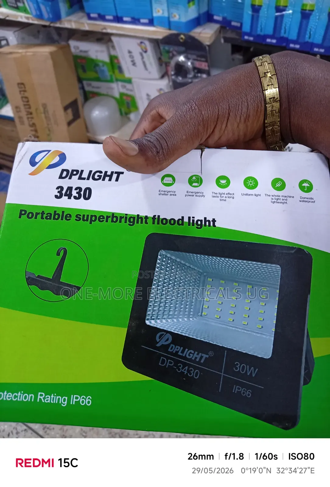 Rechargeable Portable Floodlight for Inside 30w
