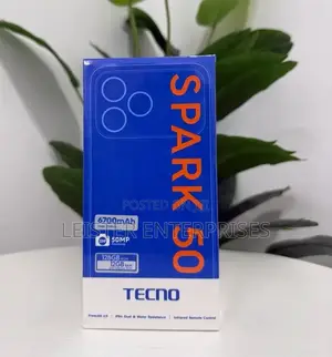 New Tecno Spark 50 128 GB Silver
