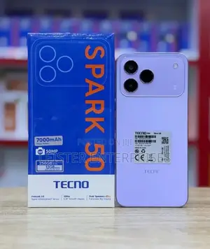 New Tecno Spark 50 128 GB Purple