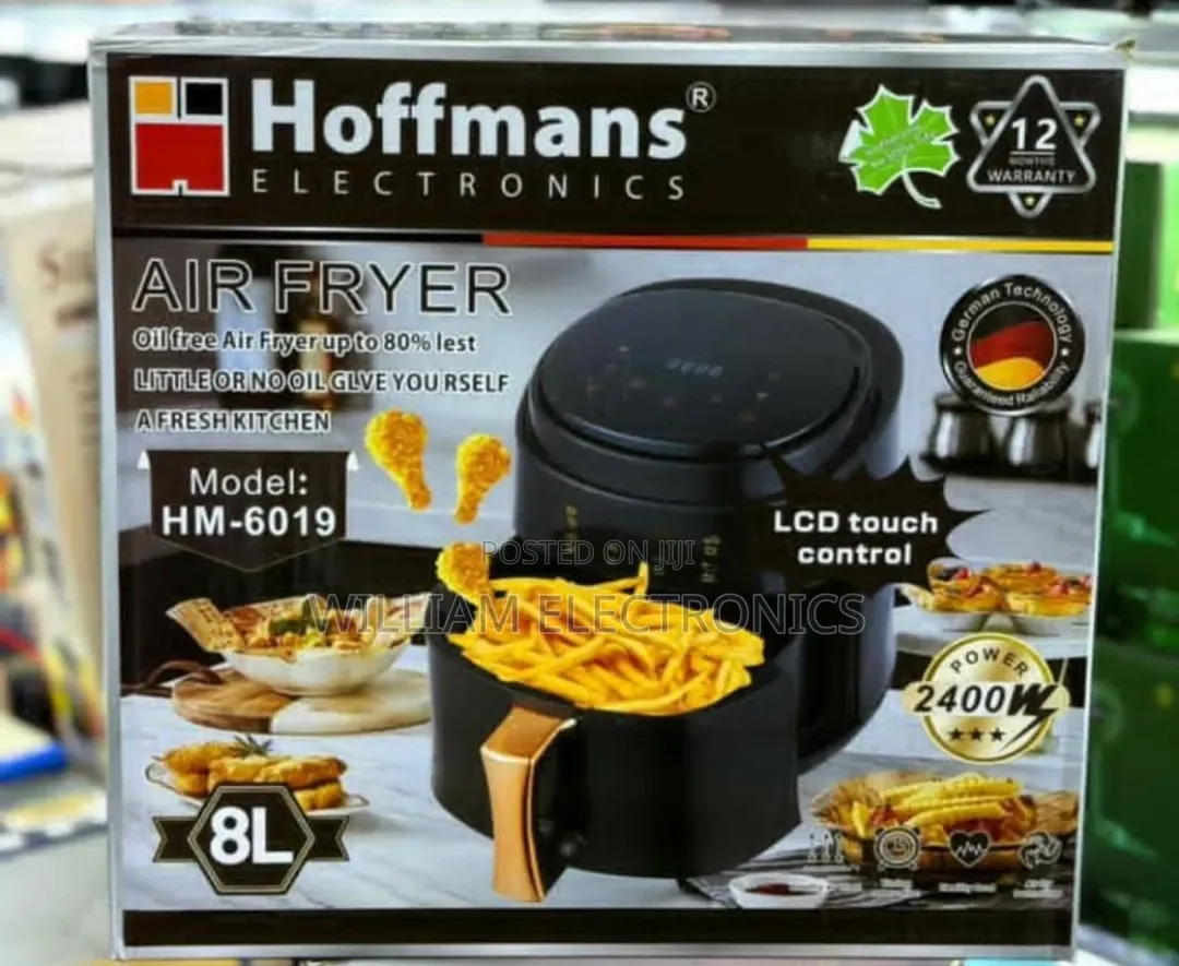 Airfryer 8litres Hoffmans / LCD Touch Hoffmans Airfryer