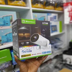 Smartbarry Ht88 Mini Projector With Wifi and Bluetooth