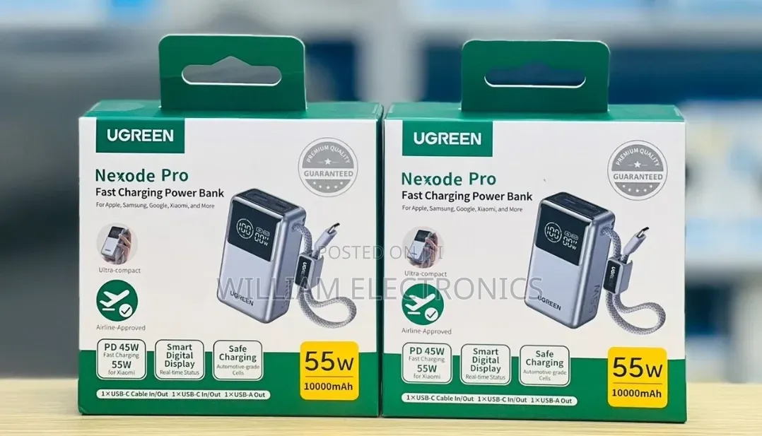 10000mah Powerbank Nexode Pro/Ugreen Nexode Pro Powerbank 55w
