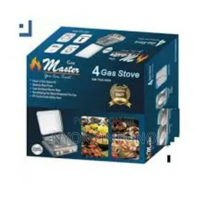 Electro Master 4 Gas Burner Stainless Steel Panel and Manual Ignition