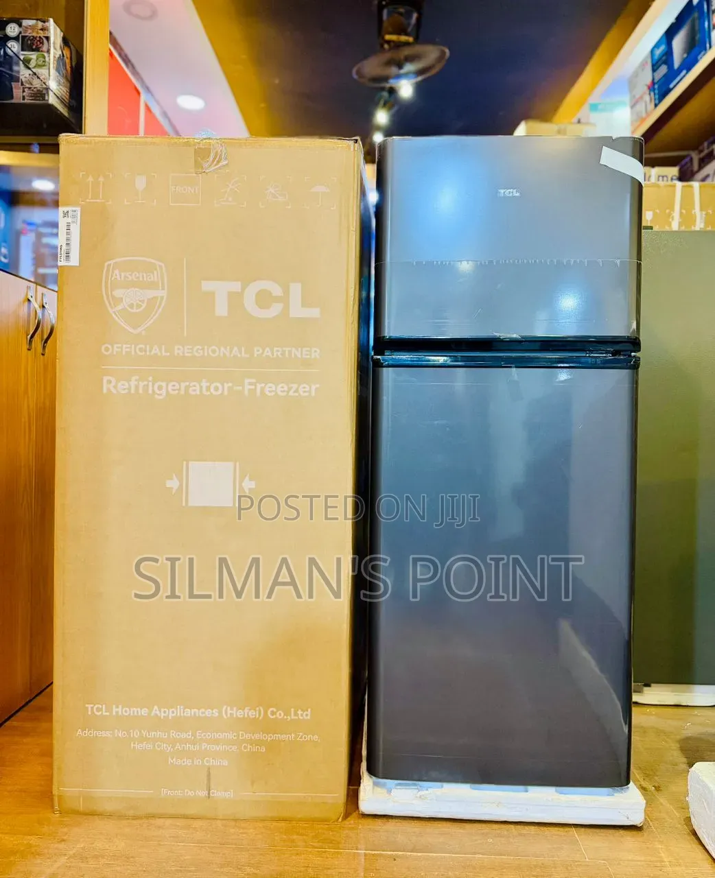TCL 153 Litre Double Door Fridge