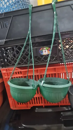 1pc Hanging Pots Hanging Flower Pots (Green)