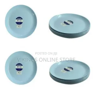 Luminarc 6 Pieces Set of Ceramic Dinner Plates - Blue