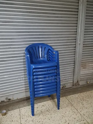 Bright Blue Plastic Arm Chairs Plastic Chairs