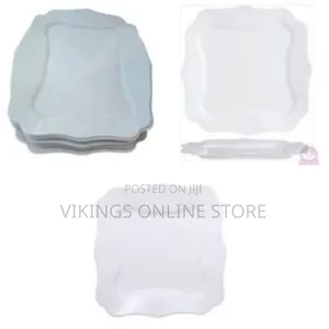 6 Pieces Set of Porcelain Desert Plates