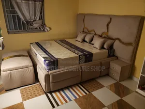 5x6 Cream Bed Ready for Sale