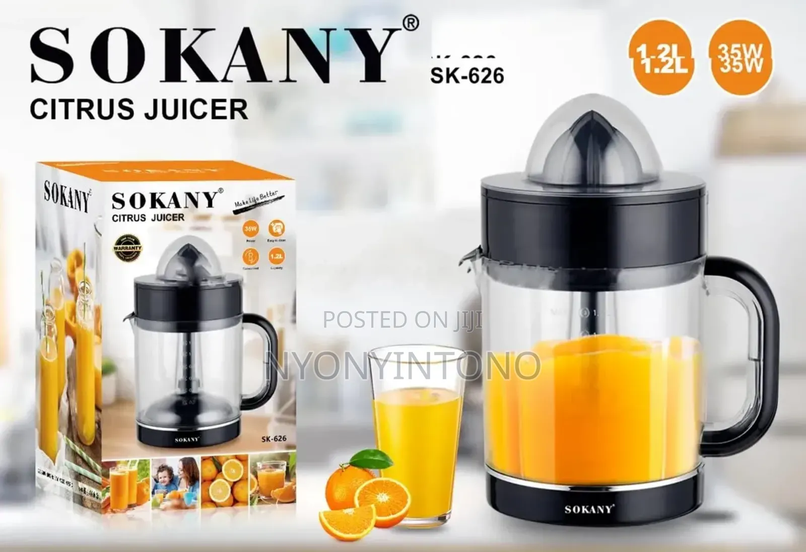 Sokany 1.2litres Citrus Juicer