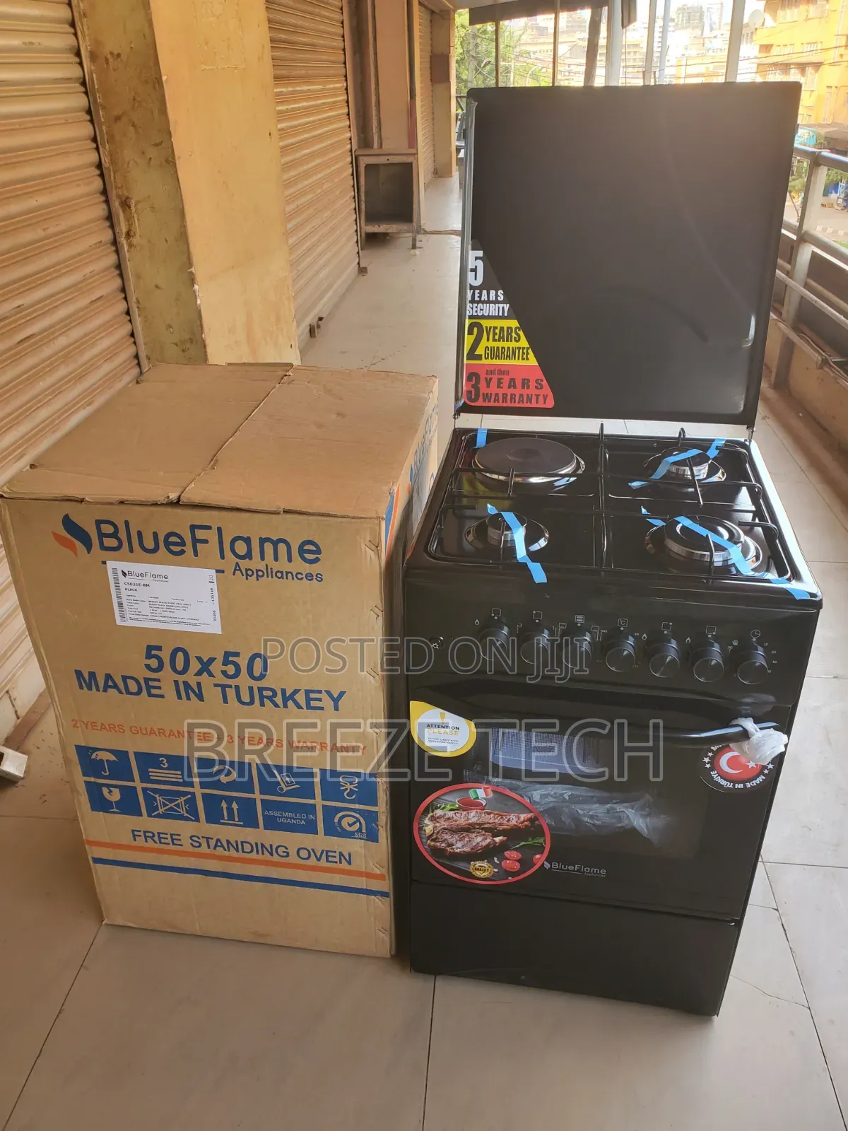 Blueframe Gas Cooker 3gas and 1electric