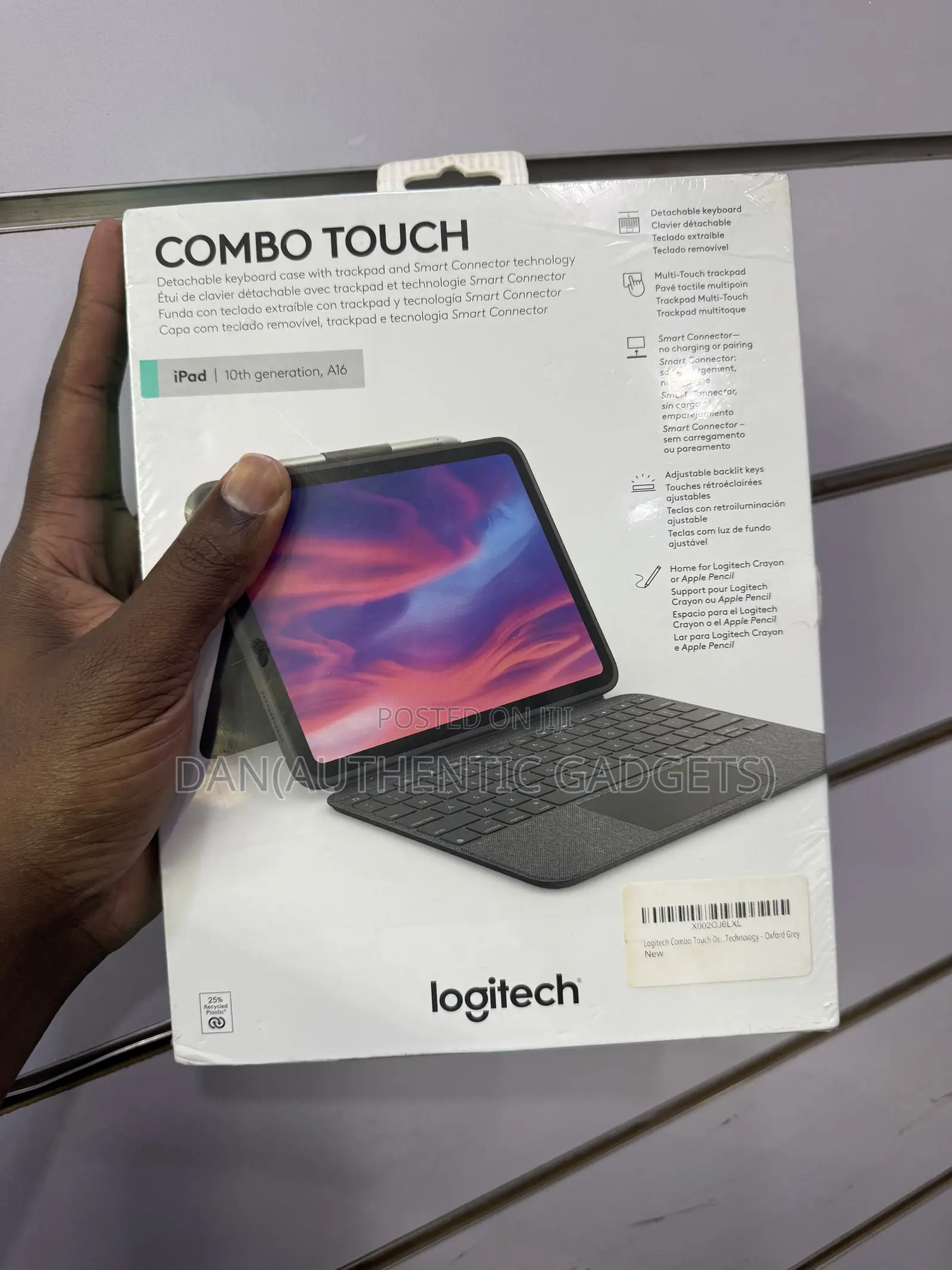 Logitech Combo Touch Magic Keyboard for iPad A16 and A17 Brand New
