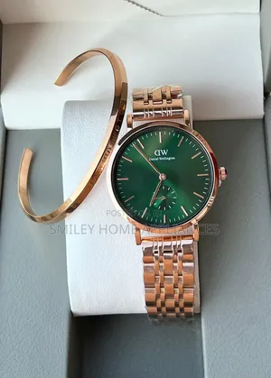 Green Face Women's Original Daniel Wellington Wrist Gift Piece Box