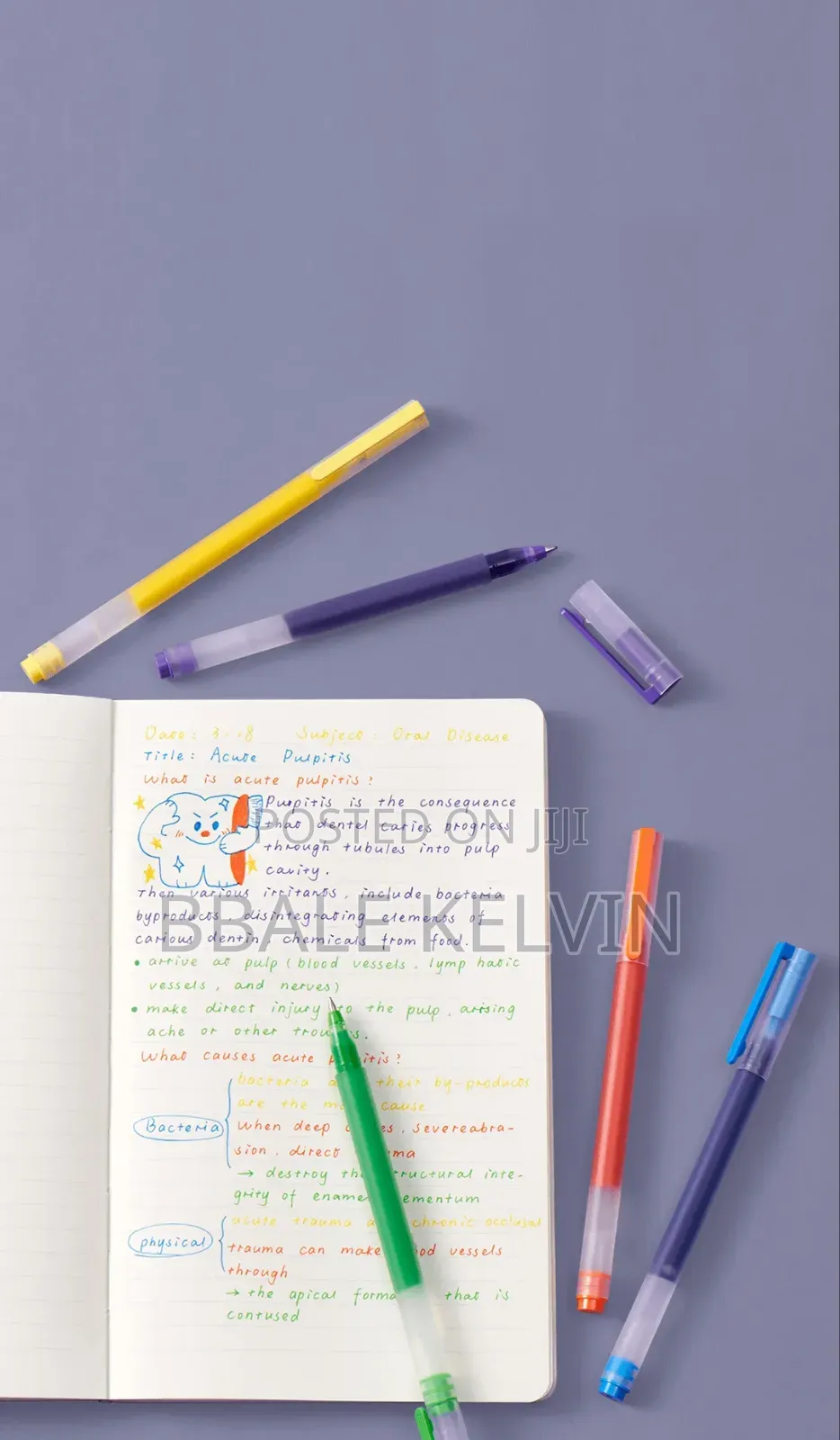 Xiaomi High Capacity Gel Pen Mix Colors 5 Pack
