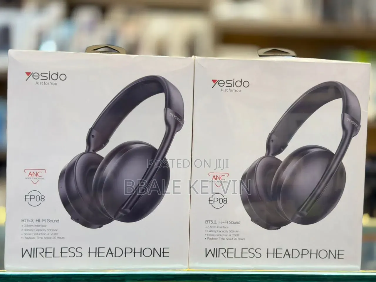 Yesido Ep08 Wireless Headphone With Active Noise Cancelling Bluetooth
