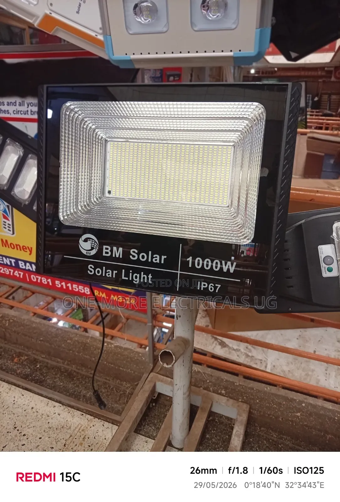 Heavy Duty Solar Floodlight 1000w