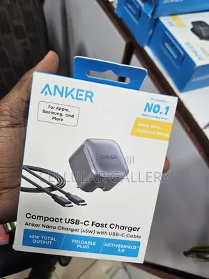 Anker Nano Charger (45w) With Usb-C Cable