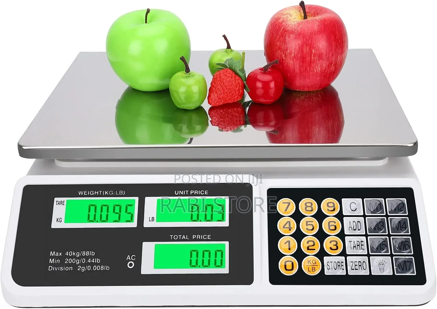 Digital Price Computing Scale Max 40kg/88lb