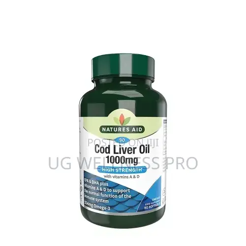 Natures Aid Cod Liver Oil 1000mg (90 Softgels)