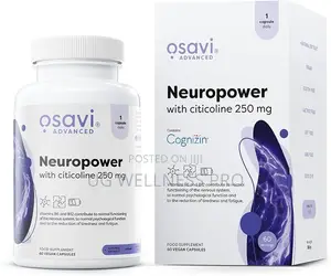Osavi Neuropower With Citicoline 250 Mg (60 Vegan Caps) Caffeine-Free