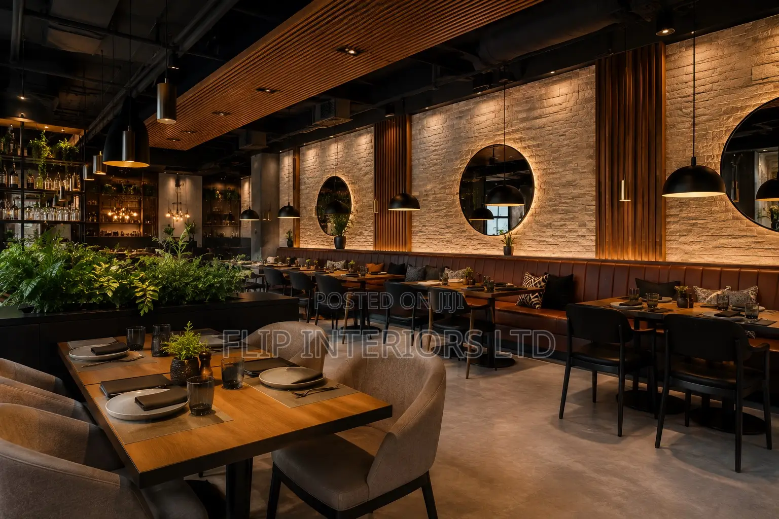 Modern Restaurant Interior Design Solutions