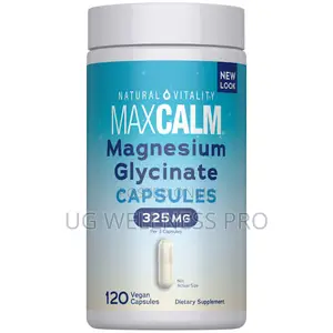 Natural Vitality Calm Magnesium Glycinate Capsules (120 Count)