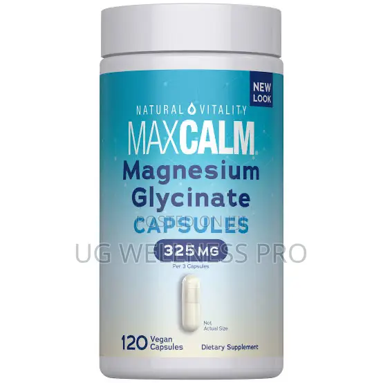 Natural Vitality Calm Magnesium Glycinate Capsules (120 Count)