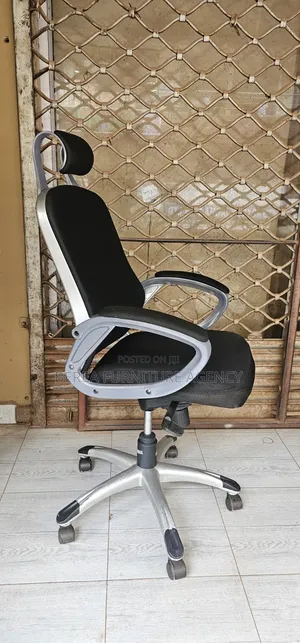 Grey Black Adjustable Mesh Office Chair