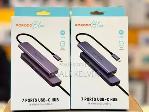 Porodo 7in1 Usb C Type C Hub