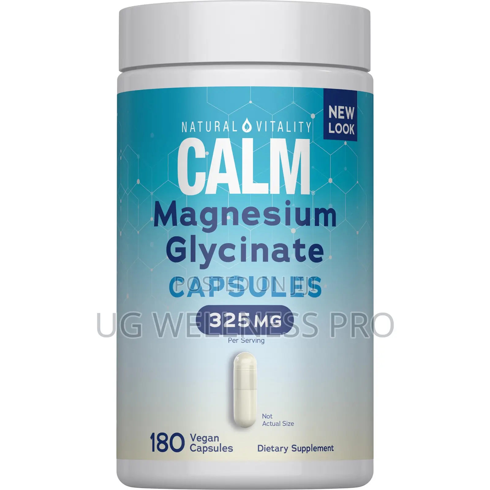 Natural Vitality Calm Magnesium Glycinate Capsules (120 Count)