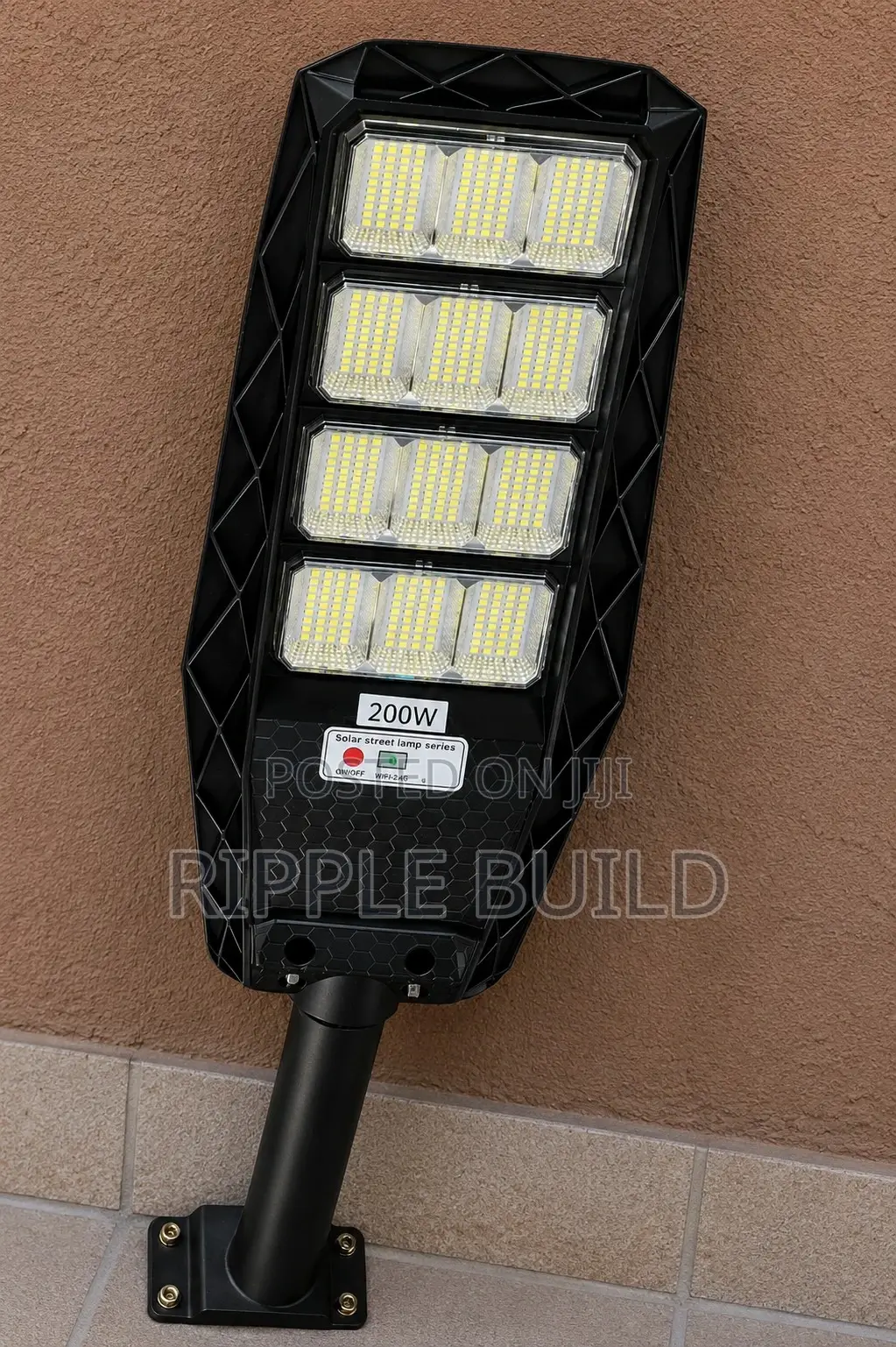 200w Solar Street Light Waterproof Outdoor Security Lamp Kampala