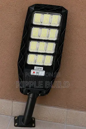 200w Solar Street Light Waterproof Outdoor Security Lamp Kampala